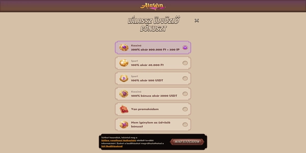 Registracija u Alawin Casinu na mobitelu