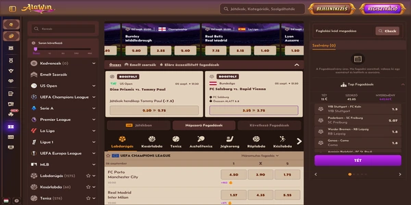 Sportsko klađenje u Alawin Casinu na mobitelu