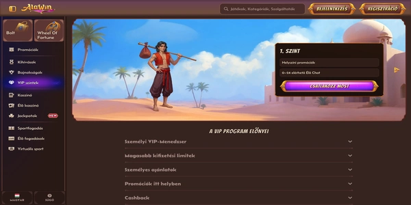 VIP program Alawin Casina na mobitelu